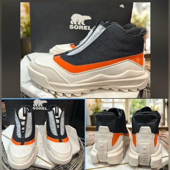 New SOREL Women's ONA 718 Mid Sneakers - Size 7 EU 38 - Picture 1 of 16